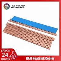 Copper Memory Cooler Vest Cooling Notebook & Desktop DDR Heatsink 1.5mm Universal Heat Sink RAM Armor Cover Cooling Radiator