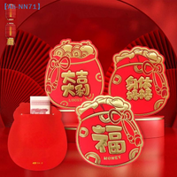【NN71】6pc Chinese New Year Red Envelopes Supplies Spring Festival Lucky Money Pockets Decor Spring Festival Supplies Fuzi