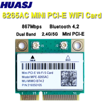 AC8265 Dual Band 2.4G/5G 8265HMW BT4.2 mini PC-E WIFI CARD network adapter 8265 for Win 7/8/10/11