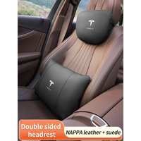 For Tesla Model 3 Model Y Model S Model X Car Headrest Neck Support Seat Soft Neck Pillow Automobile Tesla Interior Accessories