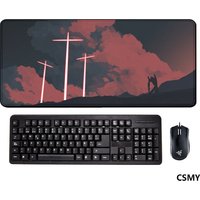 Gaming Accessories Large Mouse Pad 900x400 Desk Accessories Office Computer Mat Pc Gamer Desktops E-Evangelion Mousepad Xxl