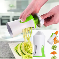 3IN1 Handheld Vegetable Spiralizer Slicer Veggie Carrot Spiral Slicer Cutter Zucchini Pasta Noodle Spaghetti Maker Kitchen Tools