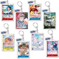 Keychain OP OPTCG Card Vinsmoke Ichiji Tasjigi Backpack Pendant Anime Game Fans Gift Recycled Acrylic Decoration Rare Card Toy