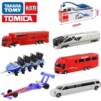 Takara Tomy Tomica Large Vehicle Series Diecast Miniature Crane Truck Bus and Business Car Mould Kids Xmas Gift Toys for Boys
