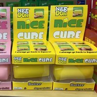 Flour Filled Butter Bar Squeeze Toy& Nice Cube Nee Doh Squishy Fidget Toy Stress Relief Portable Decompression Squish Gift Toy@