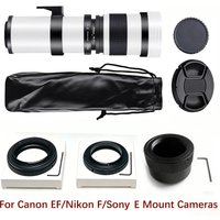 420-800 Super Telephoto Manual Zoom Lens ā Compatible with Canon Ef, Nikon F, and Sony E Lenses ā Ideal for Shooting the Moon, Birds, Wildlife, and Natural Scenery