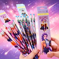12Pcs/Box HB 2B Colored Pencils, Smooth Writing Cute Anime Stationery, School Art Supplies for Kids Teens, Back to School Gift