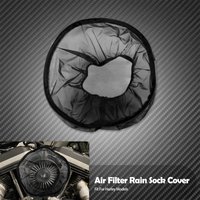 MACTIONS Air Filter Protective Cover Black Waterproof Dustproof Breathable Air Intake Filter Mask For Harley All Model