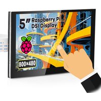 OSOYOO 5 Inch RPi5 DSI Capacitive Touch Screen LCD Display Monitor for Raspberry Pi 5 4 2 3 3B+