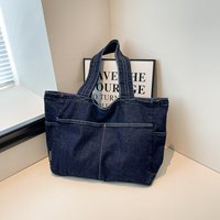 2025 Denim Fabric Large Capacity Women's Shoulder Bags Versatile Casual Concise Commute Tote Bag Fashion New Bags for Women