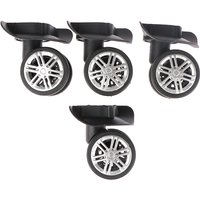 4pcs Silent Universal Wheels Replacement Luggage Caster Accessories Suitcases Repair Trolley Rubber Wheels Silent Luggage Wheels