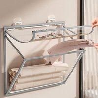 Waterproof Bathroom Storage Bag Moisture-proof Folding Clothes Change Bag Plastic Transparent Folding Storage Bag Bathroom