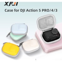 XFJI Storage Bag Case for GoPro 11 10 9 8 DJI Osmo Action 5 PRO 4 3 Portable Box Sport Camera Protective Case Accessories