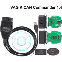 OBDII Scanner Car Accessories VAG K+CAN With FT232RL PIC18F25K80 Chip cable OBD2 Diagnostic Tools for VW/AUDI Commander 1.4