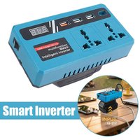 150W Power Inverter AC 220V Portable Lithium Battery Adapter With Type-C USB Port For Makita Dewalt Milwaukee 18V Battery