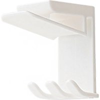 1/2/3pcs,Toothbrush cup holder, wall mounted storage hook, self-adhesive, detachable, no drilling tooth brush cup storage rack