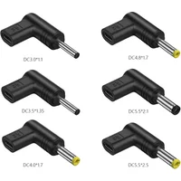 Multifunctional Type C Female To DC Male Charging Adapter Power Connector For 12V 15V 19.5V Devices
