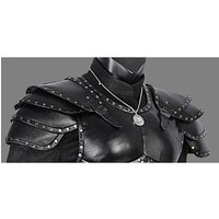 Medieval Steampunk PU Leather Shoulder Guard Armor Viking Pirate Knight Gladiator Warrior Cosplay Costume Gothic Pauldrons LARP