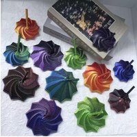 3D Printed Star - Shaped Fidget Spinners | Multi - Color Spiral Sensory Toys for Stress Relief, Fun & Focus (Kids/Adults)