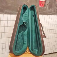 USA low tax 4/4 3/4 violin Case Carried on airplane Triangular foam violin hard case violin storage box violin parts