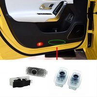 2PCS Led Car Door Projector Light For Mercedes Benz cla200 Amg cla250 200 250 220 cls w218 w257 cls250 cls300 300 Cla c117 c118