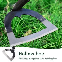 14-26CM Handheld Hollow Hoe Thickened Manganese Steel Professional Weeding Hoe Agricultural Weeding Hoe Planting Vegetable Garde