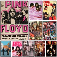 P-Pink F-Floyd-d Rock Band Poster Art With Prints Home bedroom living room decoration gift