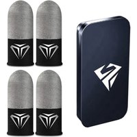 2 Pcs Mobile Game Fingertip Gloves Sweatproof Anti-slip Touch Screen Finger Sleeve Breathable Gaming Fingertip Cover For Gamer