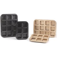 1/2pcs Multi-purpose Bakingtray Baking Tray Bakingtray Non-Stick Beasea Brownie Pan Baking Carbon Steel Bread Mold for Cookie