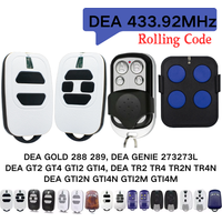 4-styles DEA 433.92MHz Rolling Code Remote Control For DEA GT2 GTI2 GT2N GTI2M GTI4M MIO TR2 TR4 GENIE 273 Garage Door Openner