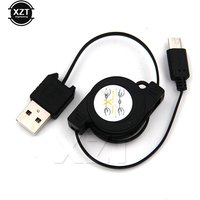 Flexible Retractable Micro USB Charging Cable For Android Xiaomi Huawei Lenovo Samsung Phone Portable Fast Charger Adapter