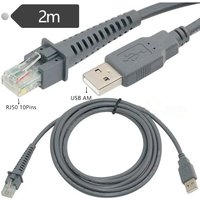 2M Symbol Barcode Scanner USB Cable LS1203 LS2208 LS4208 LS3008 CBA-U01-S07ZAR Replacement for Zebra Ds2278 3578 4608 wholesale