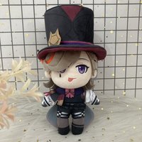 20cm Anime Genshin Impact Lyney Cosplay Plush Doll Toy Character Cute Soft Stuffed Pillow Christmas Halloween Gift