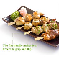 100pcs 9/15/20cm Cocktail Picks Bamboo Skewers Paddle Wooden Skewers for Party Sandwich Fruit Charcuterie Boards Accessories