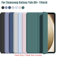 Tri-fold Flip Case For Samsung Galaxy Tab A9 Plus A9+ 2023 11'' SM-X210/X215/X216B Magnetic Stand PU Leather Protective Cover