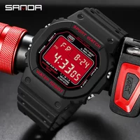 SANDA 2107 Fashion Top Brand G Style Digital Watch Men Waterproof Ms Sport Watches Boy Girl Electronic Watch Relogio Masculino