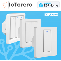 IoTorero Made For ESPHome With BL Proxy EU Wall Switch No Neutral needed ESP32C3 Works With Home Assistant