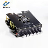 DC 12-42V 10A XY-HT21MAX Upgraded 2.1 Channel Bluetooth Amplifier Board 200W*2 + 400W High and Low Bass Adjustment TPA3223