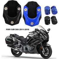 Motorcycle CNC Foot Side Stand Enlarger Support Plate Kickstand Extension Pad For YAMAHA FJR1300 FJR 1300 2001-2017 2018 2019