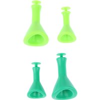 4pcs/set Cartoon Shrek Ears For C-r-o-c-s Charms Party Kids Gifts Charms DIY Shoe Decoration Shoe Charms Decoration
