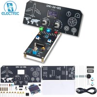 DIY Flight Simulator Console Soldering Kit with LCD Display Sound Effect LED Indicators STEM Electronics Learning Kit for School
