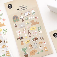 Korean Import Suatelier Small Happiness Kawaii Paper Stickers Scrapbooking Diy Journal Stationery Sticker Deco School Supplies