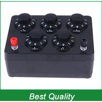 0-9999.9 Ohm Variable Decade Resistor Resistance Box Physical Teaching Tool