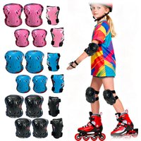 AliExpress WEUPFLY Knee Pads for Kids Knee Pads and Elbow Pads Set 6 in 1 Protective Gear Set for Boys Girls with Wrist Guard for Cycling Scooter