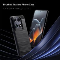 Luxury Brushed Carbon Fiber Case For Moto Edge 70 Ultra Fusion Plus Signature X70 Air Pro Soft TPU Silicone Shockproof Cover