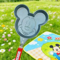 Disney Anime Stitch Mickey Mouse Frying Pan Non-Stick Kids Egg Omelette Breakfast Cooking Home Kitchen Product Camping Cookware