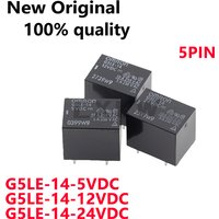 5/PCS New Original G5LE-14-5VDC 5V G5LE-14-12VDC 12V G5LE-14-24VDC 24V 5PIN Power relay In Stock4