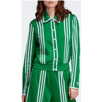 Adidas Authentic Trefoil Women's Fashion Striped Casual Collar Jacket