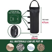 4Pcs Camping Outdoor Tent Foot Sandbags Garden Gazebo Foot Leg Fixing Equipment 420D Oxford Fabric Waterproof Camping Equipment