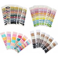 10pcs/set Snap Hair Clips BB Hairpin Candy Color Metal Barrettes for Children Women Girls Styling Hair Accessories